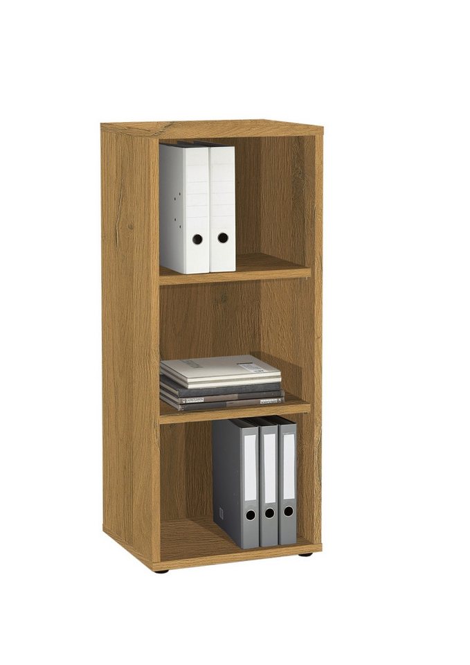FMD Möbel Aktenregal in Alteiche Dekor - 47,1x112,5x39,9cm (BxHxT) von FMD Möbel