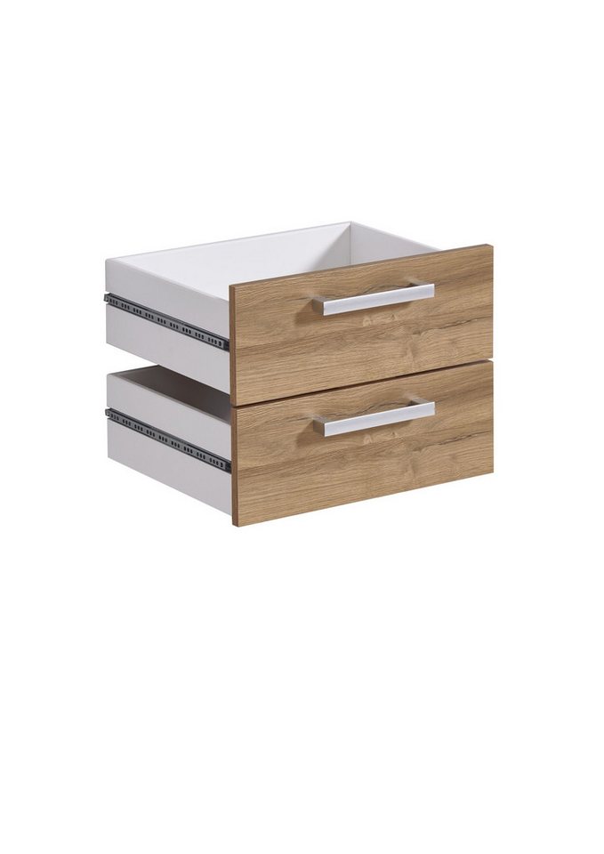 FMD Möbel Büromöbel-Set in Alteiche Dekor - 42x31,6x34,5cm (BxHxT) von FMD Möbel