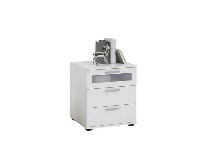 FMD Möbel Nachtkonsole in weiß - 45x53,5x38cm (BxHxT), weiß von FMD-Möbel