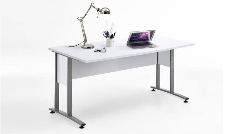 FMD Möbel Schreibtisch Schreibtisch Calvia 2 in weiß 160 cm FMD Möbel Schreibtisch Schreibtisch Calvia 2 in weiß 160 cm von FMD Möbel