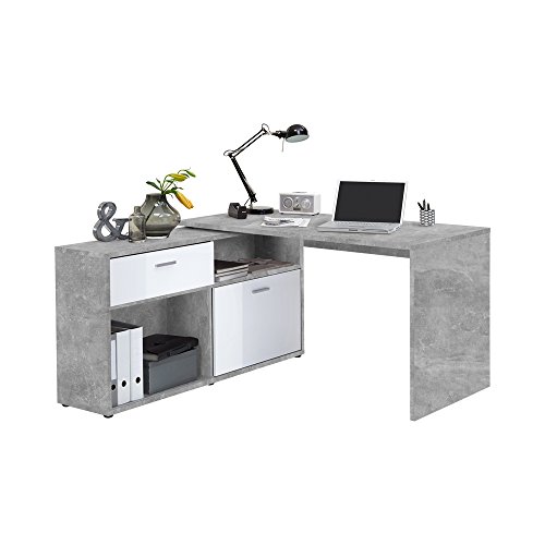 FMD Möbel Diego 1, Holz, Grau, 138 x 67,5 x 75 cm von FMD Möbel