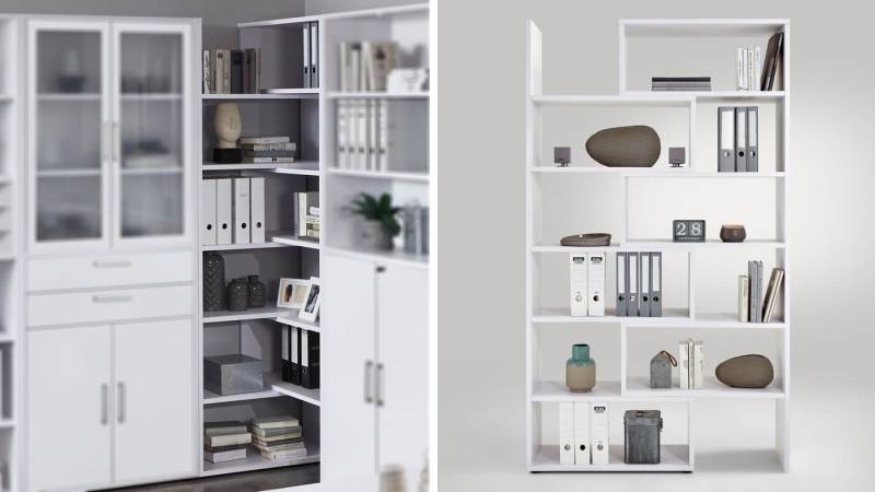 FMD Eckregal Regal Calvia 9 Eckregal in weiß FMD Eckregal Regal Calvia 9 Eckregal in weiß von FMD