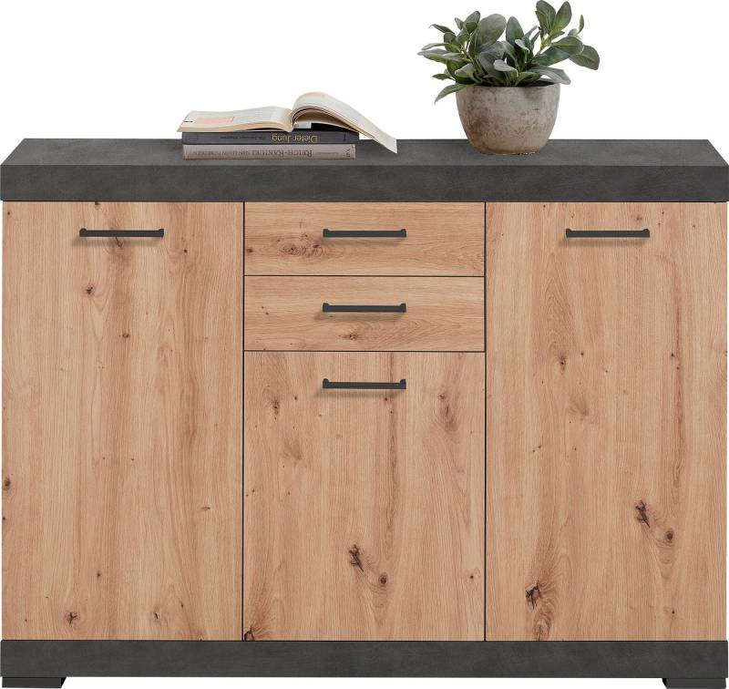 FMD Kommode Bristol 3, Mehrzweckschrank, in verschiedenen Tiefen, Breite: 120 cm FMD Kommode Bristol 3, Mehrzweckschrank, in verschiedenen Tiefen, Breite: 120 cm von FMD