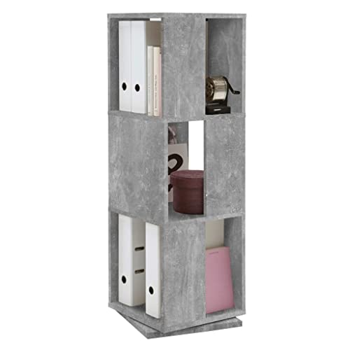 FMD Möbel, 291-001 Tower Wall Unit, holz, grau, maße 34.0 x 34.0 x 108.0 cm (BHT) von FMD