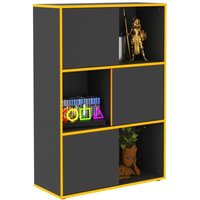 FMD - Standregal mit 3 offenen Fächern 68,5x33x99 cm Anthrazit FMD - Standregal mit 3 offenen Fächern 68,5x33x99 cm Anthrazit von FMD