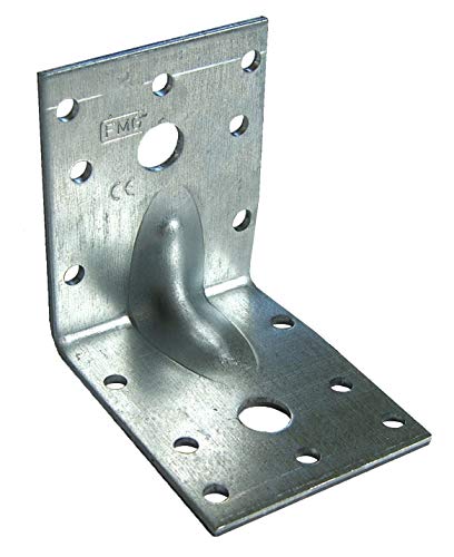 30 Stück FMG Winkelverbinder 70 x 70 x 55 mm mit Steg | Materialstärke 2,5 mm | Lochdurchmesser 11 und 5 mm | deutscher Stahl S 280GD verzinkt | 30 Stück FMG Winkelverbinder 70 x 70 x 55 mm mit Steg | Materialstärke 2,5 mm | Lochdurchmesser 11 und 5 mm | deutscher Stahl S 280GD verzinkt | von FMG