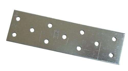 50 Stück FMG Lochplatten 40 mm x 120 mm | Materialstärke: 2,0 mm +Zinkauflage 275 g/m² | Europäischer Stahl - DX51 | Lochdurchmesser 5 mm | 50 Stück | 50 Stück FMG Lochplatten 40 mm x 120 mm | Materialstärke: 2,0 mm +Zinkauflage 275 g/m² | Europäischer Stahl - DX51 | Lochdurchmesser 5 mm | 50 Stück | von FMG