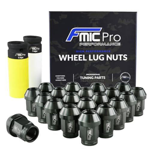 FMIC.EU PERFORMANCE Aluminium-Radmuttern FMIC.Pro M12x1,5 Grau (Rotguss) 20 Stück konisch durchgesteckt von FMIC.EU PERFORMANCE
