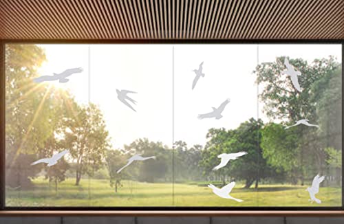 Fenster-Vogel-Aufkleber Glastürschutz Save Birds, transparent - von FMJI von MESINURS