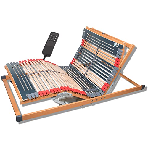 FMP Matratzenmanufaktur 7 Zonen Lattenrost Rhodos® EL | Kopf- und Fußteil elektrisch verstellbar | 44 Leisten Lattenroste | Notabsenkung | TÜV GS | Mittelgurt | fertig montiert | (80 x 190 cm) FMP Matratzenmanufaktur 7 Zonen Lattenrost Rhodos® EL | Kopf- und Fußteil elektrisch verstellbar | 44 Leisten Lattenroste | Notabsenkung | TÜV GS | Mittelgurt | fertig montiert | (80 x 190 cm) von FMP Matratzenmanufaktur