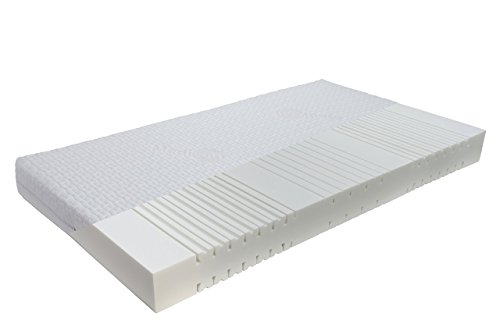 FMP Matratzenmanufaktur orthopädische 7 Zonen Kaltschaummatratze RG 50 Sensitive-Pure Medipurbezug Härte: H3 (ab 85kg) Gr.140x200 cm von FMP Matratzenmanufaktur