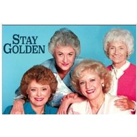 Bleib Golden, Die Golden Girls Gang Auf Einem 2x3 Stahl Kühlschrank Magnet Mit Glänzender Oberfläche.ein Geschenk Für Sie Oder Ihn von FMTDESIGNS