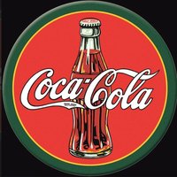 Coke-Flaschen-Logo Aus Der 1930-Ära Auf Einem 3-Zoll-Durchmesser-Magnet Mit Glänzendem Stahl.geschenk Für Sie Oder Ihn von FMTDESIGNS