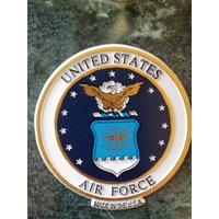 Dieser Us Air Force Magnet Misst Ungefähr 5 Quadratzoll Mit Einer Dicke Von 0, 1 Zoll. Ein Tolles Geschenk Für Jeden Veteranen von FMTDESIGNS