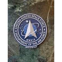 Dieser Us Space Force Magnet Misst Ungefähr 5 Quadratzoll Mit Einer Dicke Von 0, 1 Zoll. Ein Tolles Geschenk Für Jeden Veteranen von FMTDESIGNS