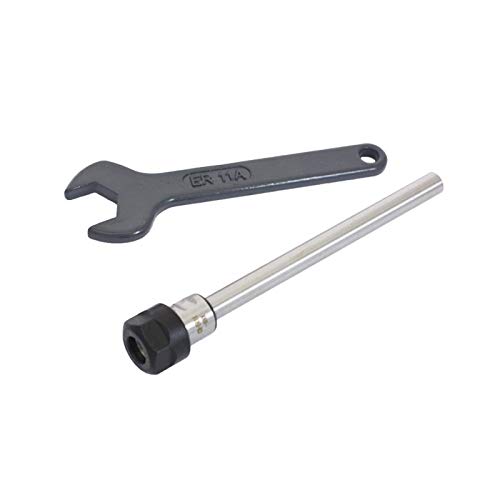 FMingNian 1 Set Tiefverarbeitung CNC Gerade Schaftverlängerungsstange 8mm C8 ER8 C8 ER11 8mm-Arbor-Spannzangenfutter für CNC-Frässchneider (Größe : C8 ER8A 100L) von FMingNian