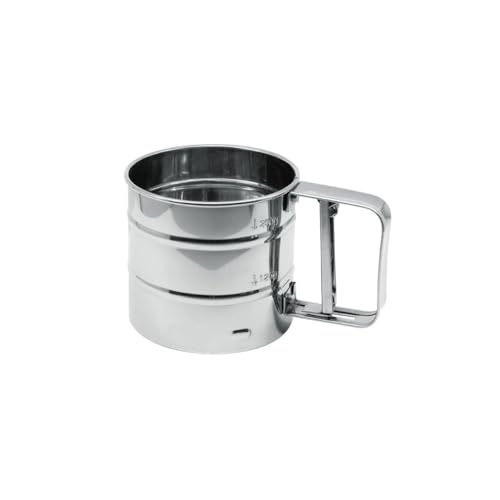 FMprofessional Einhandsieb, Edelstahl, Silber, 15.2 x 10 x 9.5 cm von FMprofessional
