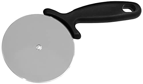 FMprofessional Pizza-Rad Ø 10 cm PIZZA (Farbe: Edelstahl/Schwarz), Menge: 1 Stück von FMprofessional