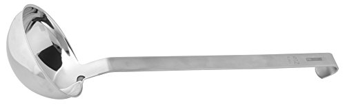 FMprofessional XL-Schöpflöffel 46 cm, Küchenhelfer aus Edelstahl, langlebige & Elegante Suppenkelle (Farbe: Silber) Menge: 1 Stück von FMprofessional