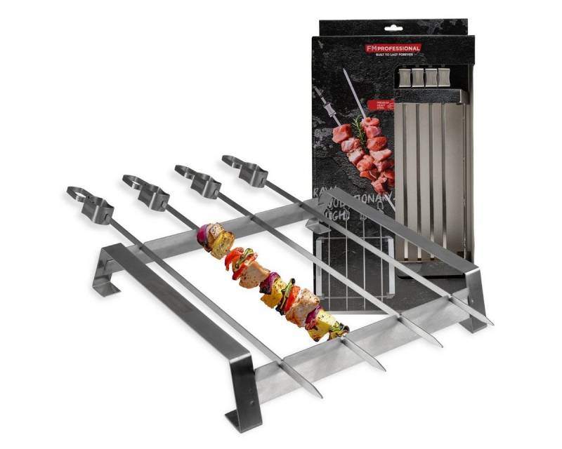 FMprofessional Schaschlikspieße Grillspieße, Edelstahlspieße, BBQ-Tools, Grillzubehör FMprofessional Schaschlikspieße Grillspieße, Edelstahlspieße, BBQ-Tools, Grillzubehör von FMprofessional