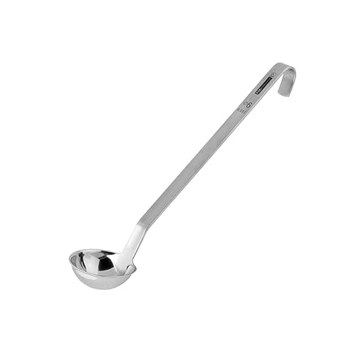 FMprofessional Schöpflöffel 310 mm, Küchenhelfer aus Edelstahl, langlebige & Elegante Suppenkelle (Farbe: Silber) Menge: 1 Stück von FMprofessional