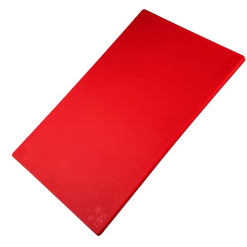 Schneidebrett aus Kunststoff Extra Groß – Farbe Rot: Für rotes Fleisch – Farbcodierung nach HACCP – Profi Gastro Schneidebretter – Spülmaschinenfest, ca. 45 x 30 cm – FMprofessional Schneidebrett aus Kunststoff Extra Groß – Farbe Rot: Für rotes Fleisch – Farbcodierung nach HACCP – Profi Gastro Schneidebretter – Spülmaschinenfest, ca. 45 x 30 cm – FMprofessional von FMprofessional