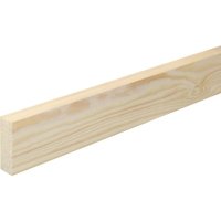 Flachleiste 100 cm 60 x 19 mm Fichte/Kiefer Flachleiste - Fn Neuhofer von FN NEUHOFER
