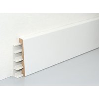 Fn Neuhofer - Neuhofer Fußleiste 240 cm x 92 x 24 mm weiß Sockelleisten & Fußleisten von FN NEUHOFER