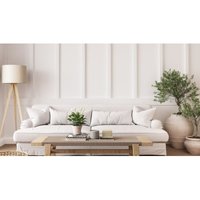 Neuhofer Wandleistenset Shaker Style 118 cm x 62,5 x 8,5 mm weiß von FN NEUHOFER