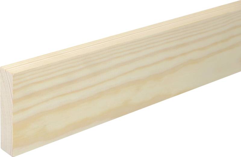 FN Neuhofer Flachleiste 100 cm 80 x 19 mm Fichte/Kiefer von FN Neuhofer