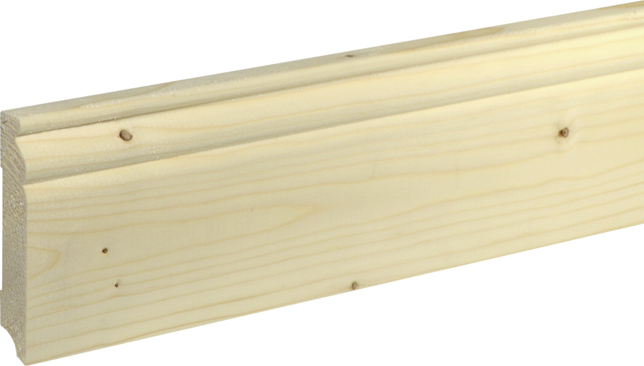 FN Neuhofer Sockelleiste SF272/S0950 240 cm 95 x 18 mm Fichte/Kiefer von FN Neuhofer