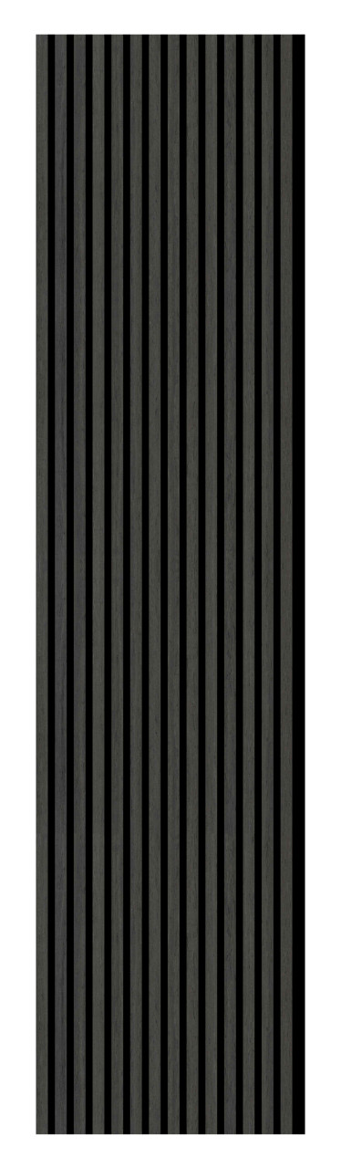 Neuhofer Akustikpaneele Holz furniert dunkelgrau 267 x 1,9 x 57 cm von FN Neuhofer
