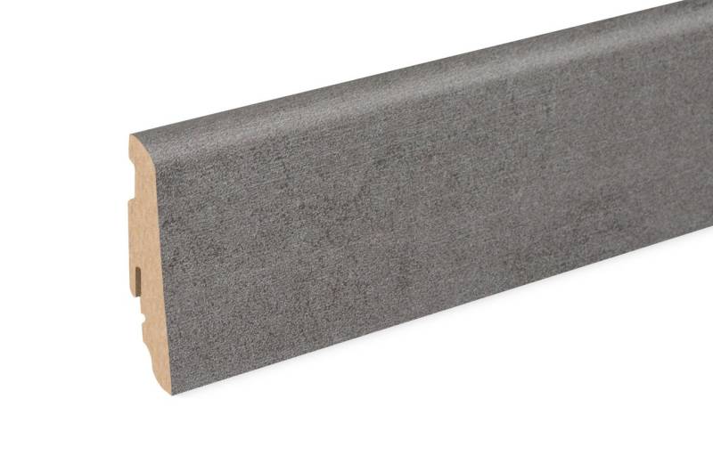 Neuhofer Fußleiste 240 cm x 58 x 19 mm anthrazit von FN Neuhofer