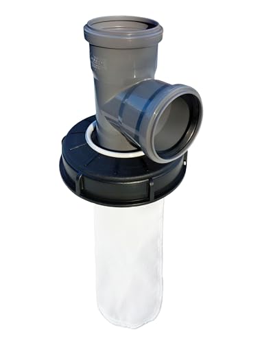 IBC Deckelfilter Regenwasserfilter Wasserfilter DN 150 HT Abzweig DN 75 von FN-Technik