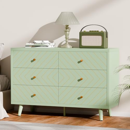 FNCK Weiße Kommode für Schlafzimmer, Kommode mit 6 Schubladen, Kommode aus Holz und Truhen, TV-Ständer für 50-Zoll-Fernseher, moderner Aufbewahrungsschrank für Schlafsaal, Flur, Kommode und FNCK Weiße Kommode für Schlafzimmer, Kommode mit 6 Schubladen, Kommode aus Holz und Truhen, TV-Ständer für 50-Zoll-Fernseher, moderner Aufbewahrungsschrank für Schlafsaal, Flur, Kommode und von FNCK