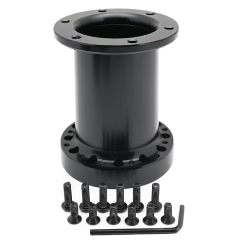 FNERRMEVC Auto 13/51/76/101/128 Mm Schwarzer Lenkradnabenadapter(101mm) von FNERRMEVC