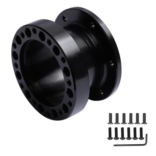 FNERRMEVC Auto Lenkradnaben Adapter Abstandshalter 51 Mm 76 Mm 101 Mm(Schwarz51mm) von FNERRMEVC