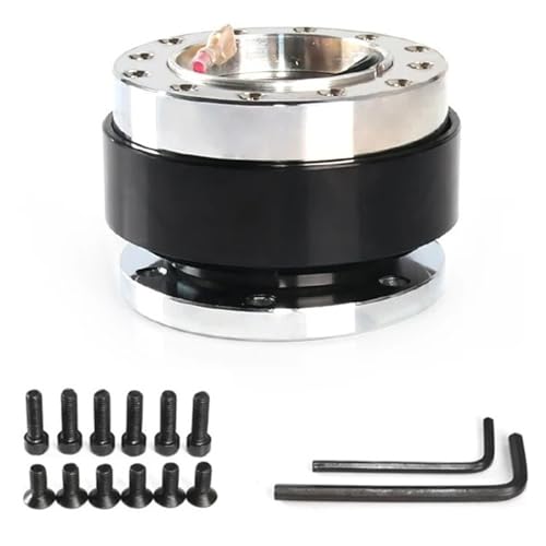 FNERRMEVC Auto Universal Lenkrad-Adapter Set Zum Abnehmen(Schwarz) von FNERRMEVC