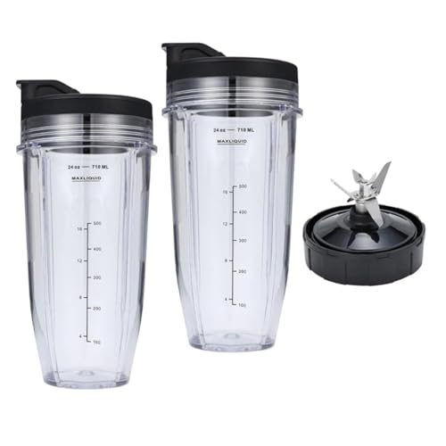 Ersatz-Mixbecher, Kompatibel Mit Ninja, BN801 – 24 Oz Mit 7 Lamellen, Teile A6HB von FNFEJHTB