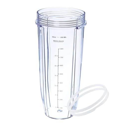 Ersatzklinge Mit 7 Lamellen Und 32 Oz Mixer, Kompatibel Mit Nutri, Kompatibel Mit Ninja, 4 Zoll Klinge Mit 7 Lamellen von FNFEJHTB
