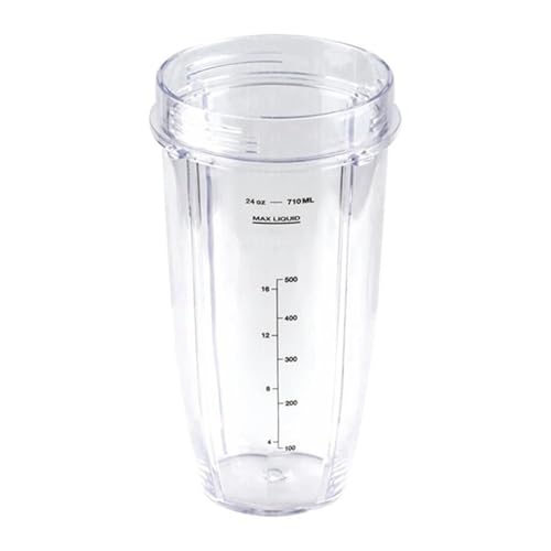 Ersatzteile For Mixer, Kompatibel Mit Ninja, 24-oz-Becher, 7-Flossen-Extraktorklinge, Kompatibel Mit Nutri, Auto IQ BN801 SS101 BL480 – 30 BL641 von FNFEJHTB
