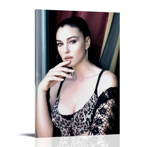 FNWNJNG Monica_Bellucci_actress Poster Dekorative Malerei Leinwand Wandkunst Wohnzimmer Poster Schlafzimmer Malerei,Wandkunst Bilddruck Moderne Familienzimmer Dekor 12x18inch(30x45cm) von FNWNJNG