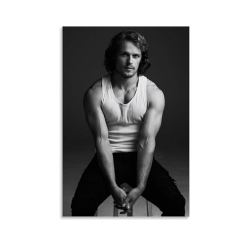FNWNJNG Sam Heughan Poster Dekorative Malerei Leinwand Wandkunst Wohnzimmer Poster Schlafzimmer Malerei,Wandkunst Bilddruck Moderne Familienzimmer Dekor 08x12inch(20x30cm) von FNWNJNG