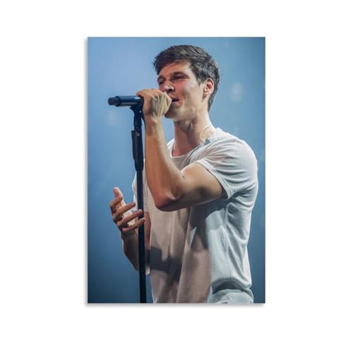 FNWNJNG Singer Wincent-weiss Poster Dekorative Malerei Leinwand Wandkunst Wohnzimmer Poster Schlafzimmer Malerei,Wandkunst Bilddruck Moderne Familienzimmer Dekor 12x18inch(30x45cm) von FNWNJNG