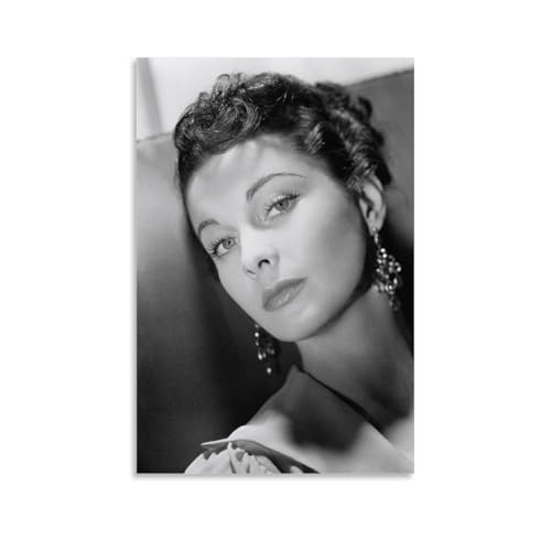 FNWNJNG Vivien_leigh_blackwhite Poster Dekorative Malerei Leinwand Wandkunst Wohnzimmer Poster Schlafzimmer Malerei,Wandkunst Bilddruck Moderne Familienzimmer Dekor 12x18inch(30x45cm) von FNWNJNG