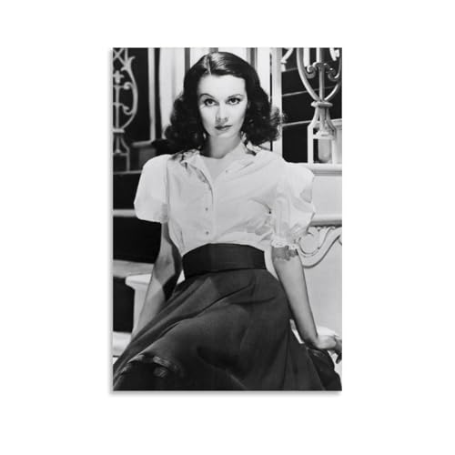 FNWNJNG Vivien_leigh_star Poster Dekorative Malerei Leinwand Wandkunst Wohnzimmer Poster Schlafzimmer Malerei,Wandkunst Bilddruck Moderne Familienzimmer Dekor 16x24inch(40x60cm) von FNWNJNG