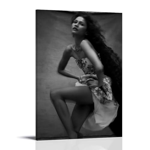 FNWNJNG Zendaya Poster Dekorative Malerei Leinwand Wandkunst Wohnzimmer Poster Schlafzimmer Malerei,Wandkunst Bilddruck Moderne Familienzimmer Dekor 12x18inch(30x45cm) von FNWNJNG