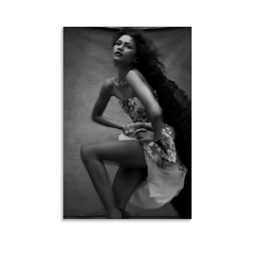 FNWNJNG Zendaya Poster Dekorative Malerei Leinwand Wandkunst Wohnzimmer Poster Schlafzimmer Malerei,Wandkunst Bilddruck Moderne Familienzimmer Dekor 24x36inch(60x90cm) von FNWNJNG