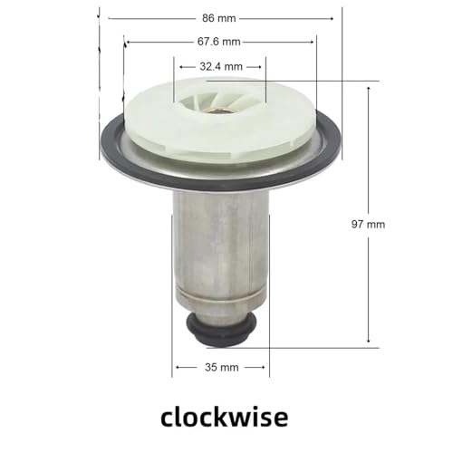 1 stücke Gas Kessel Teil Wasser Umwälzpumpe Motor Rotor/Wasser Blätter for Gelten zu Power Wasserpumpe Rotor Core(A) von FNWXGMFZ