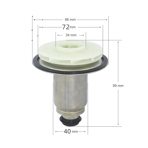 1 stücke Gas Kessel Teil Wasser Umwälzpumpe Motor Rotor/Wasser Blätter for Gelten zu Power Wasserpumpe Rotor Core(C) von FNWXGMFZ